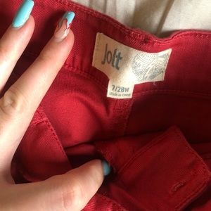 Jolt Red Shorts